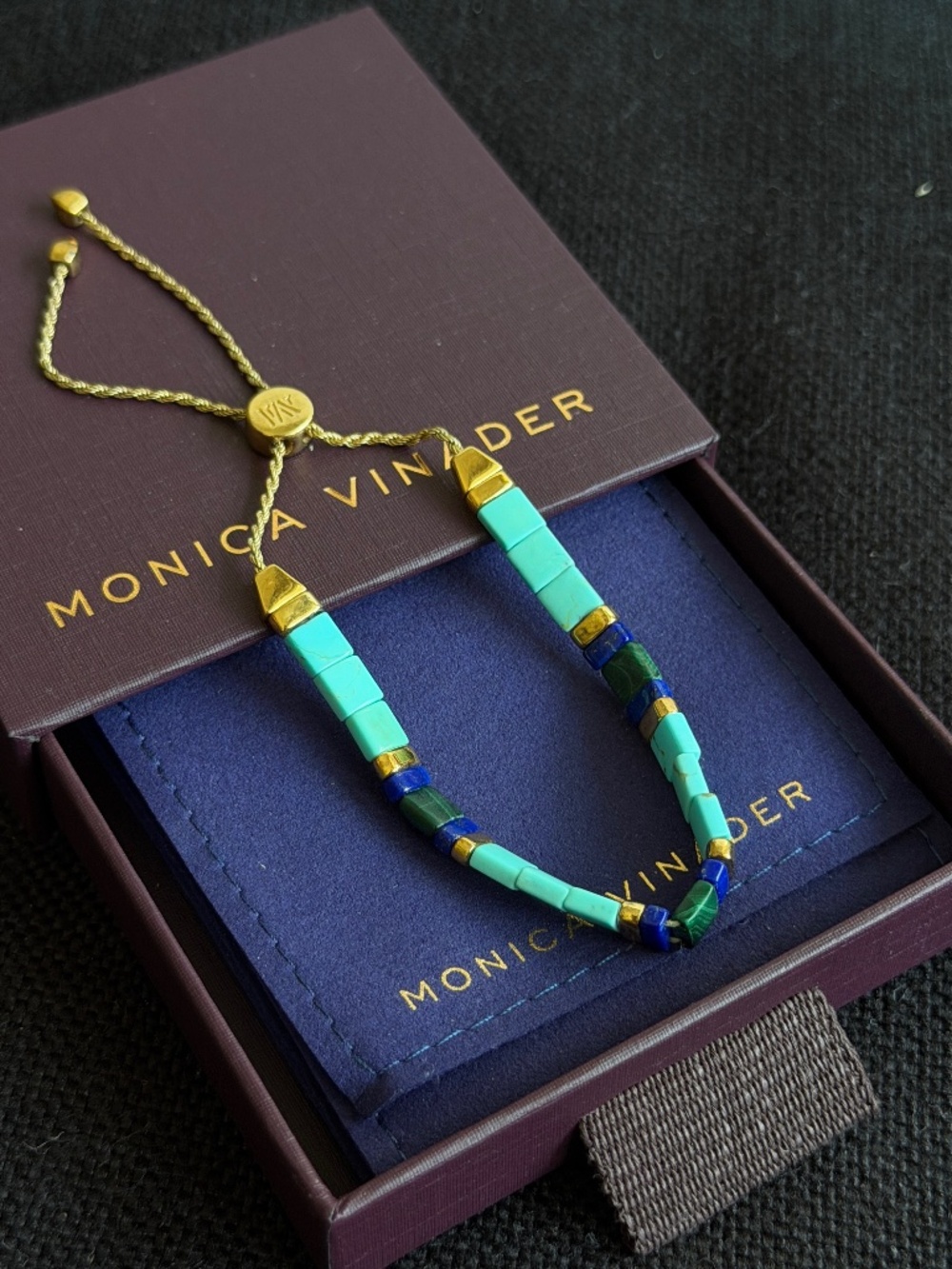 Monica Vinader Delphi Multi  Gemstone Bracelet
